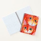 抽象芸術子猫 ノートブック (内部)