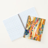 抽象芸術子猫 ノートブック (内部)