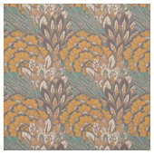 抽象芸術孔雀の羽模様 ファブリック (見本)