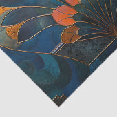 抽象芸術孔雀アールデコ 薄葉紙 (詳細)