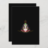 抽象芸術孔雀エンクロージャカード エンクロージャーカード (正面/裏面)