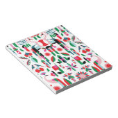 抽象芸術孔雀 ノートパッド (アングル)