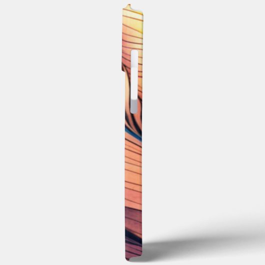 抽象芸術孔雀 Case-Mate iPhoneケース (裏面 / 左)