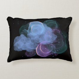抽象芸術宇宙エネルギー流動枕 アクセントクッション