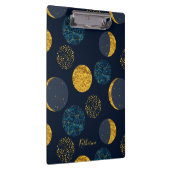 抽象芸術宇宙パタパーソナライズされたーン クリップボード (右)