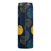 抽象芸術宇宙パタパーソナライズされたーン タンブラー (裏面)