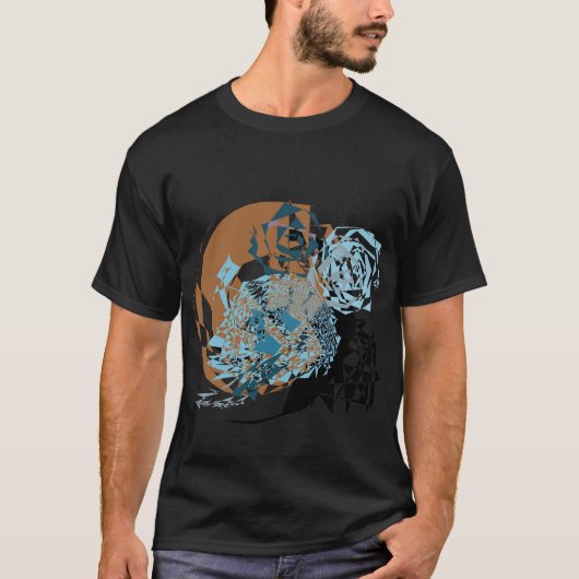 抽象芸術宇宙ワールドTシャツ Tシャツ (正面)