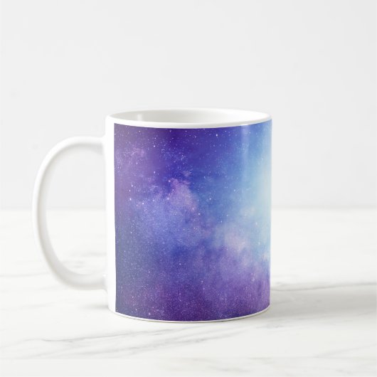抽象芸術宇宙煙星 コーヒーマグカップ (左)