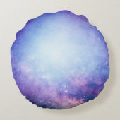 抽象芸術宇宙煙星 ラウンドクッション (裏面)