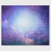 抽象芸術宇宙煙星 ラッピングペーパー (フラット)