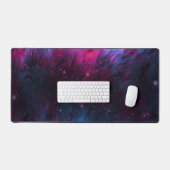 抽象芸術宇宙織物 デスクマット (キーボード&マウス)