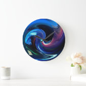 抽象芸術宇宙船壁時計 ラージ壁時計 (ホーム)