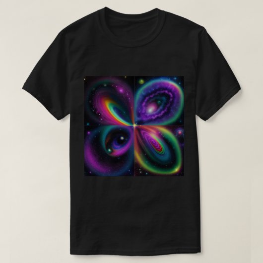 抽象芸術宇宙芸術 Tシャツ (デザイン正面)