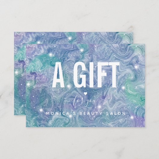 抽象芸術宇宙銀河系宇宙美しいサロングラム (正面/裏面)