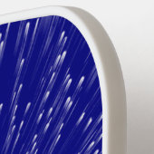 抽象芸術宇宙青白 ピックルボールラケット (左詳細)