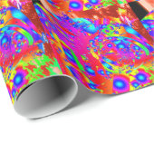 抽象芸術宇宙飛行士ラッピング紙 ラッピングペーパー (ロールコーナー)