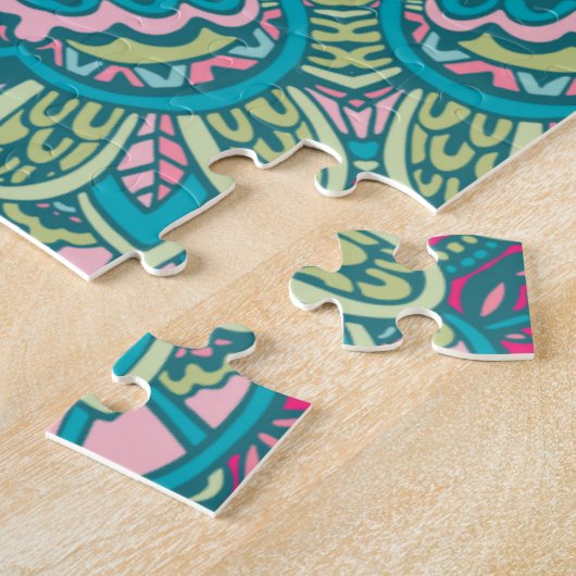 抽象芸術宝曼荼羅私は十分な肯定 ジグソーパズル (側面)