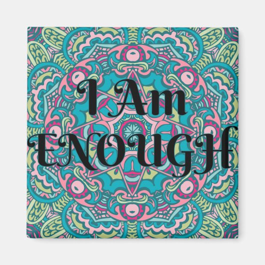 抽象芸術宝曼荼羅私は十分な肯定 マグネット (正面)