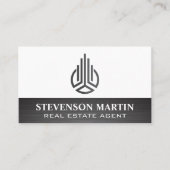 抽象芸術実在ロゴ 名刺 (正面)