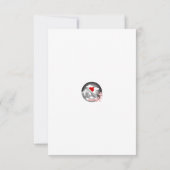 抽象芸術富士山 サンキューカード (裏面)