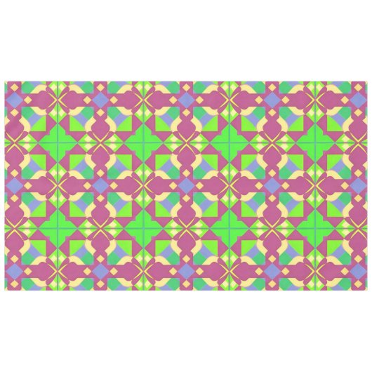 抽象芸術対称デザイン テーブルクロス (正面(横))