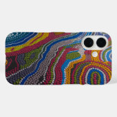 抽象芸術小カラフルドットの構成 Case-Mate iPhoneケース (裏面 (横))