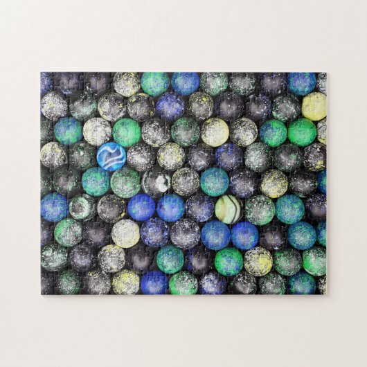 抽象芸術小形礫 ジグソーパズル (横)