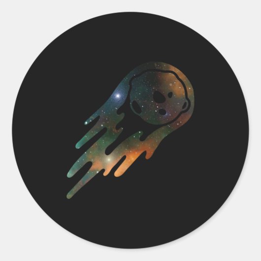 抽象芸術小惑星 ラウンドシール (正面)