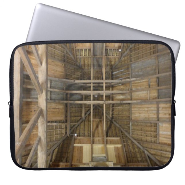 抽象芸術屋上ラップトップスリーブ ラップトップスリーブ (正面)