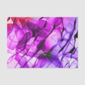 抽象芸術層状タイ数々の染色 – ピンク 薄葉紙 (正面)