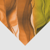 抽象芸術層状タイ染色オレンジイエロークラフト 薄葉紙 (詳細)