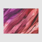 抽象芸術層状タイ染色パープルレッドクラフト 薄葉紙 (正面)