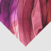 抽象芸術層状タイ染色パープルレッドクラフト 薄葉紙 (詳細)