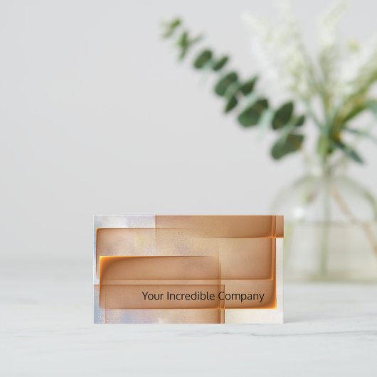 抽象芸術層 名刺 (スタンド正面)