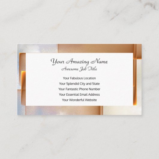 抽象芸術層 名刺 (裏面)