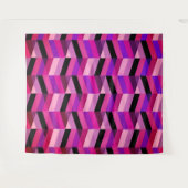 抽象芸術山形/ヘリンボーン |紫と紫 タペストリー (正面(横))