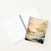 抽象芸術山景色 ノートブック (内部)