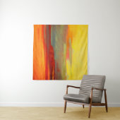 抽象芸術山水油絵具,油 タペストリー (インサイチュ(横))