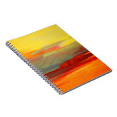 抽象芸術山水油絵具，油 ノートブック (右側)
