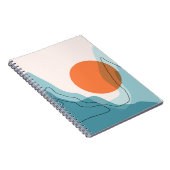 抽象芸術山脈の風景、フラット風景バ ノートブック (右側)