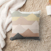 抽象芸術山脈デザイン クッション (ブランケット)
