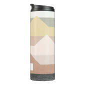 抽象芸術山脈デザイン タンブラー (回転右)