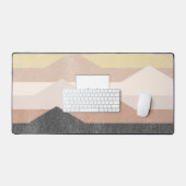 抽象芸術山脈デザイン デスクマット (キーボード&マウス)