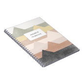 抽象芸術山脈デザイン ノートブック (右側)
