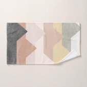 抽象芸術山脈デザイン バスタオルセット (ハンドタオル)