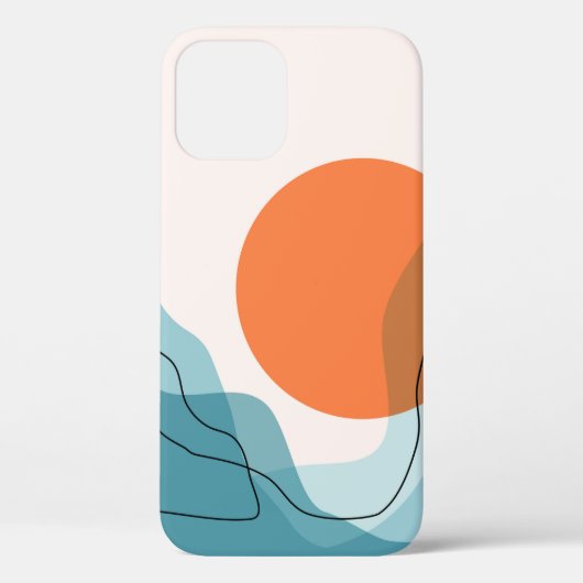 抽象芸術山脈風景 Case-Mate iPhoneケース (裏面)