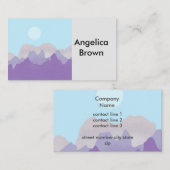 抽象芸術山芸モダンデザイン 名刺 (正面/裏面)