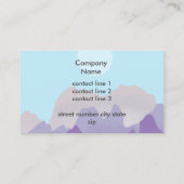 抽象芸術山芸モダンデザイン 名刺 (裏面)