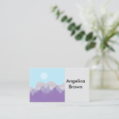 抽象芸術山芸モダンデザイン 名刺 (スタンド正面)