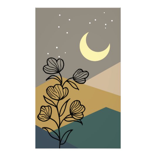 抽象芸術山 フォトプリント            (正面)